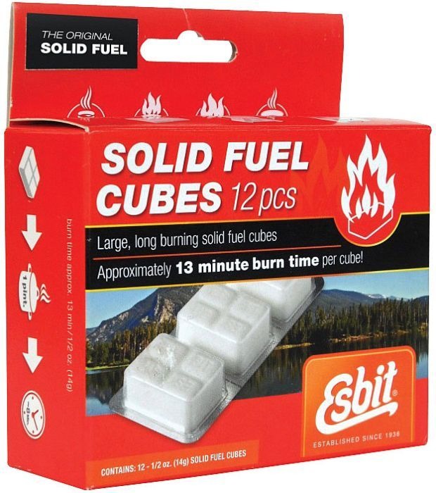 Esbit Fuel/Fuel Storage 14G Solid Fuel 12PK