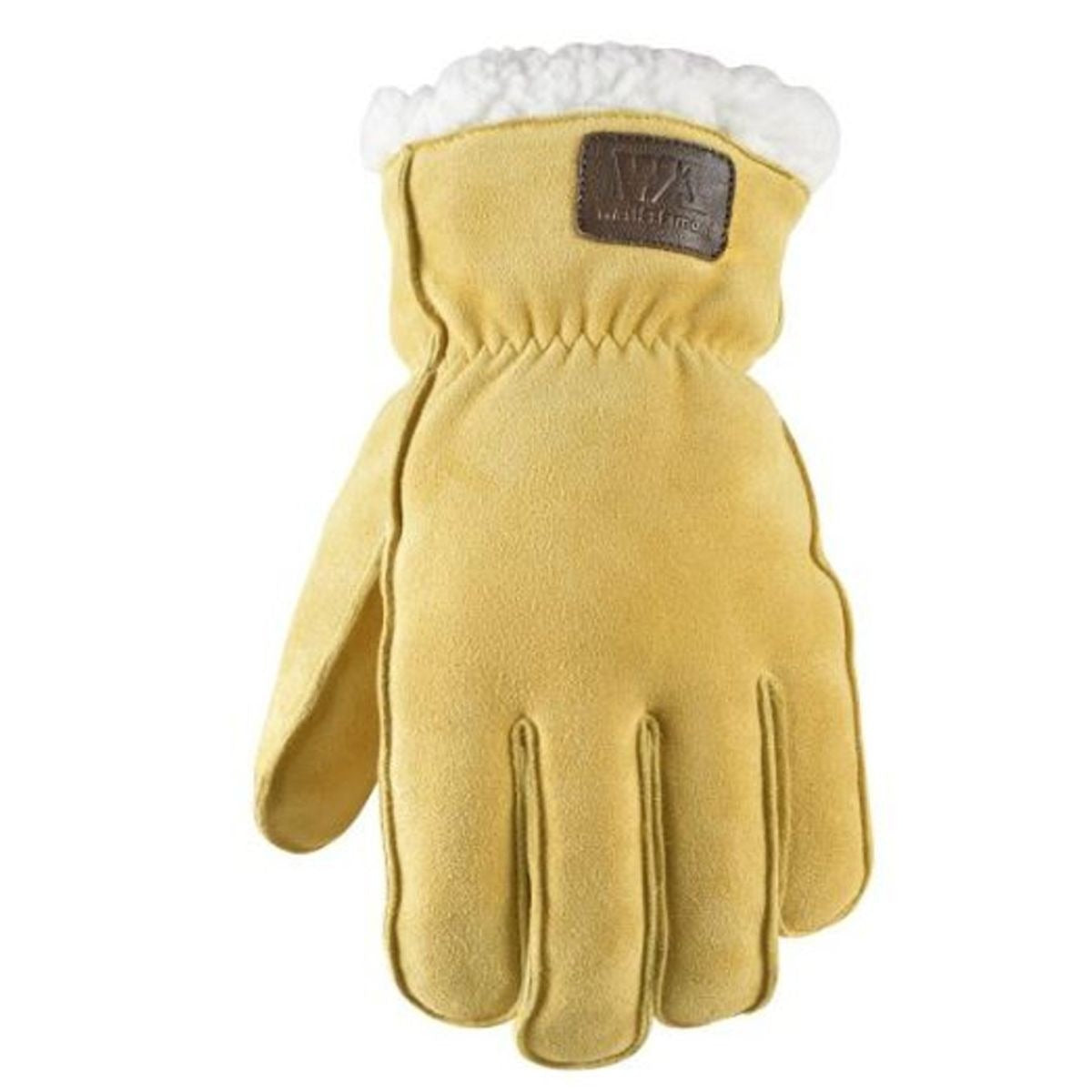 Deerskin Sherpa Lined Slip-On Wrist Size Med
