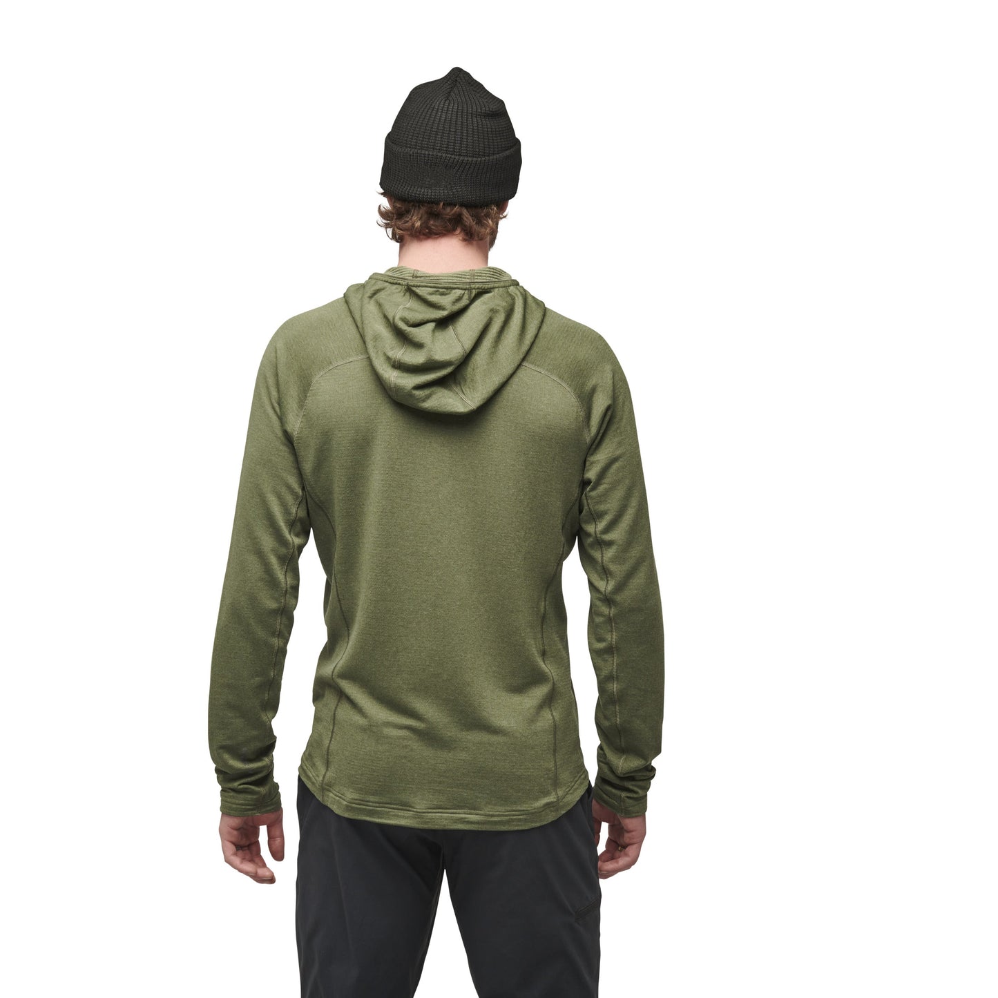Black Diamond Men's Coefficient LT Hybrid Hoody- Tundra/Black- L