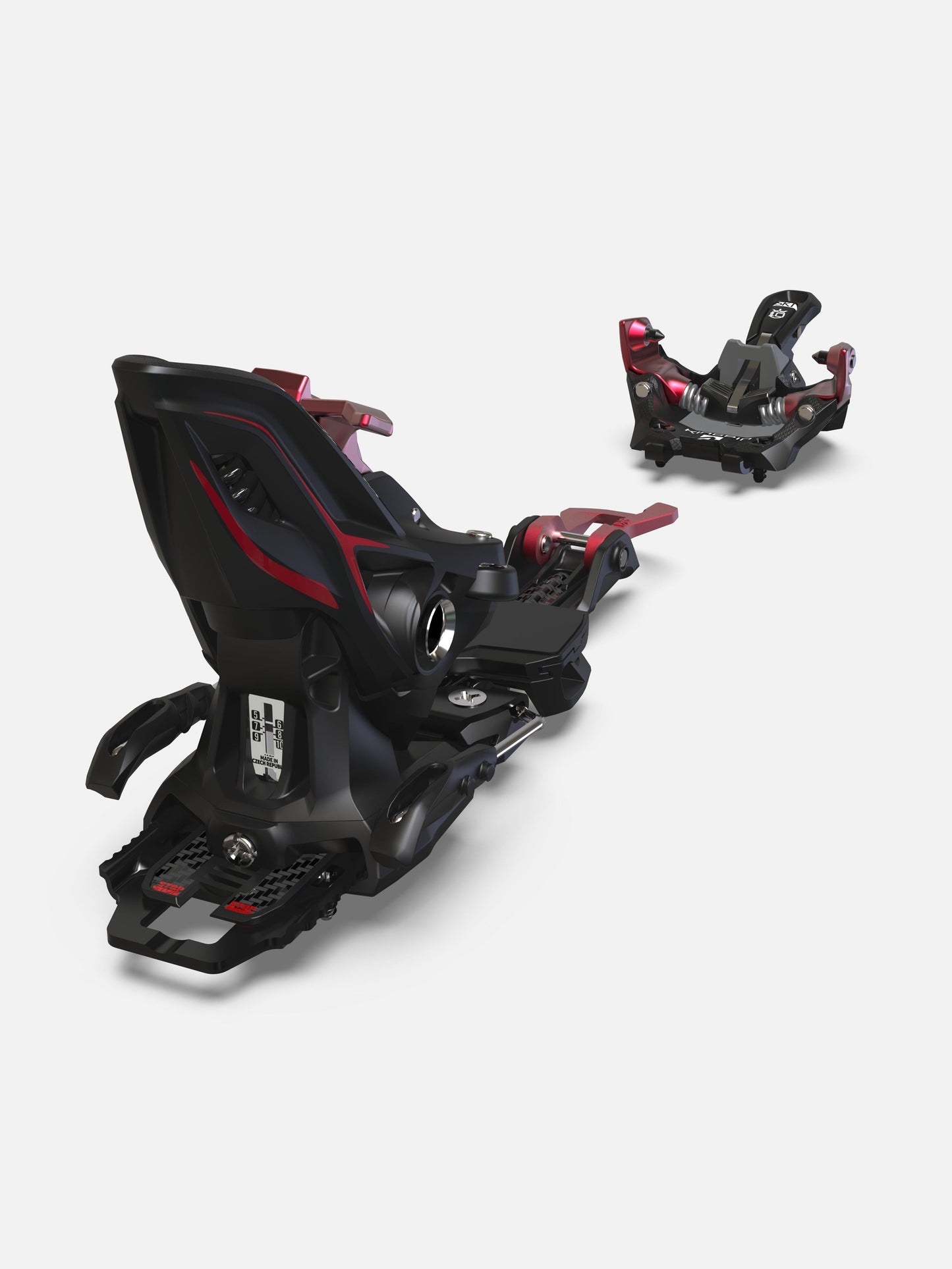 Marker KINGPIN 10 100-125MM Black - Red 2025 BC Tech Binding