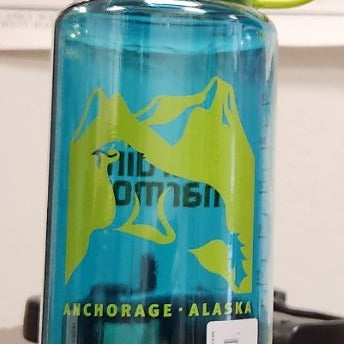 Nalgene The Hoarding Marmot Alaska Wide-Mouth Water Bottle – Cerulean W/Green Ink