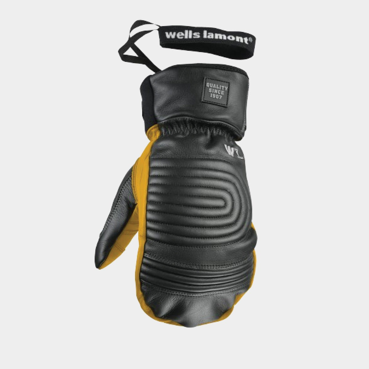Wells Lamont Ajax Mitten-Black/Saddletan- XL
