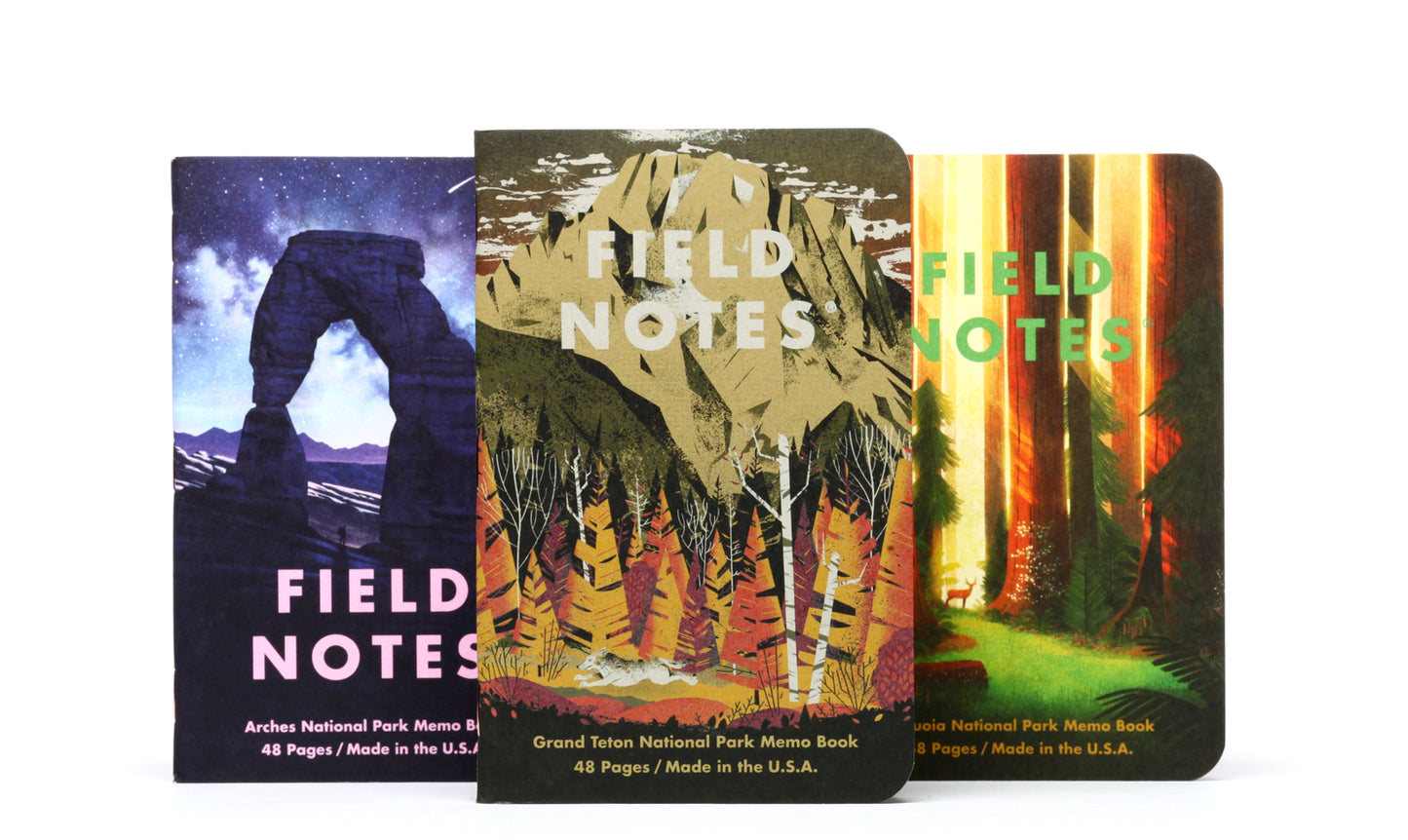 Field Notes National Parks 3-Pack D