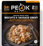 Peak Refuel Breakfast! Enjoy biscuits & Gravy, Breakfast Skillet, or Strawberry Granola
