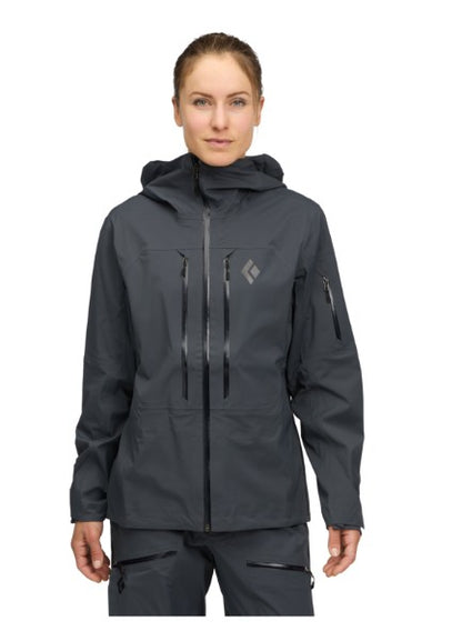 Black Diamond Women's Recon LT Stretch Shell- Carbon