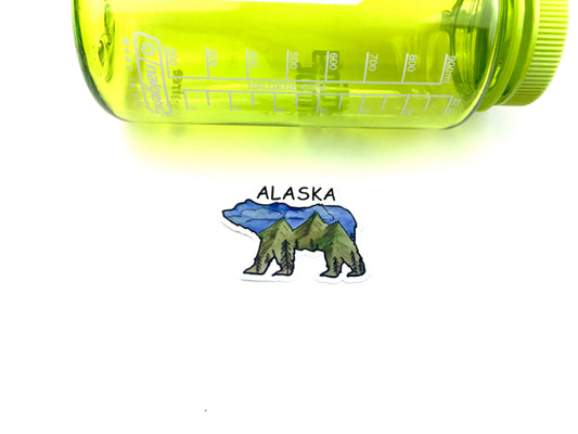 Large Alaska Bear Sticker