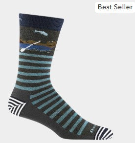 Darn Tough M's  Animal Haus Crew Lightweight Lifestyle Socks, 6066-N, Forest, M