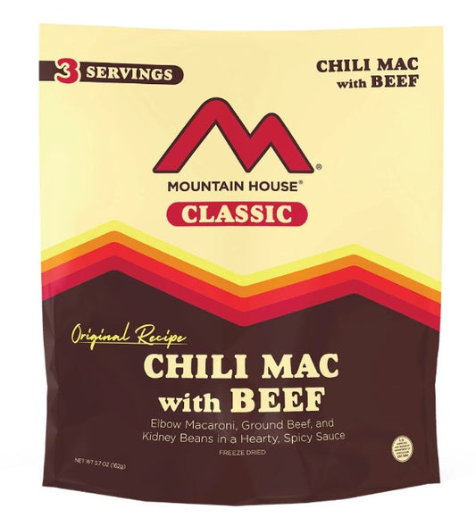 Mountain House Classic Chili Mac w Beef (3 servings)