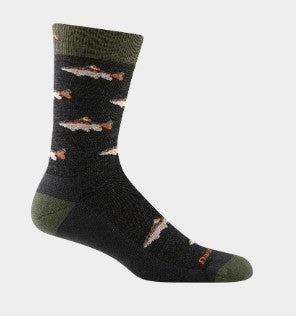 Darn Tough M's Spey Fly Crew LW Cush Socks Med