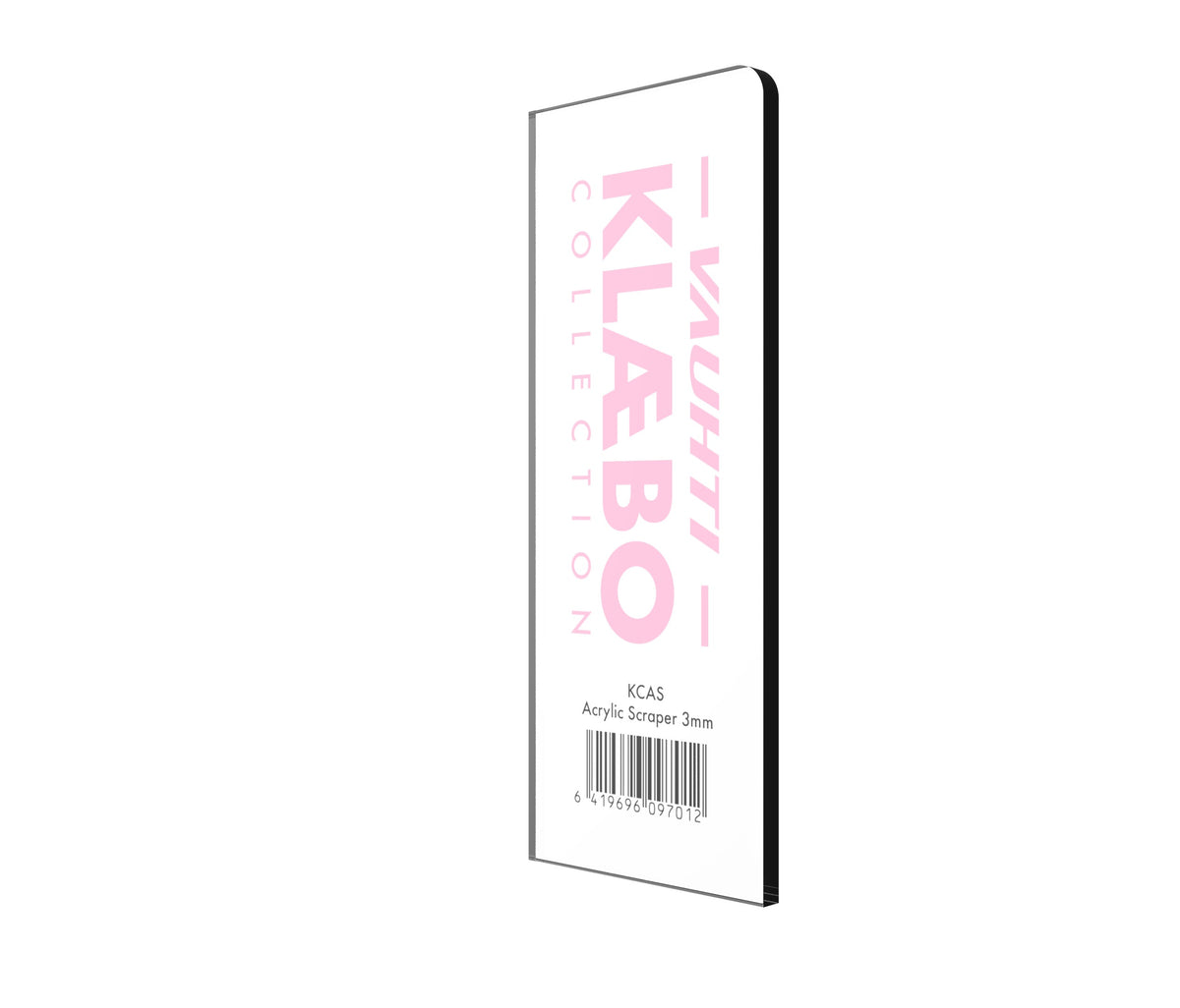 Vauhti ACRYLIC SCRAPER 3MM ( KLAEBO COLLECTION PINK )