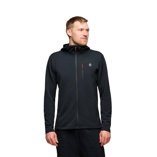 Black Diamond M DIVERGE FZ HOODY Color: 0002-Black, Size: LRG
