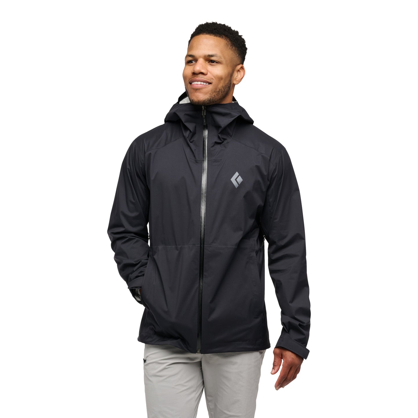 Black Diamond Men's Fineline Stretch Shell- Black - XLarge