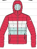 Swix Nordland Junior Girls' Down Jacket- Teaberry- 128/8