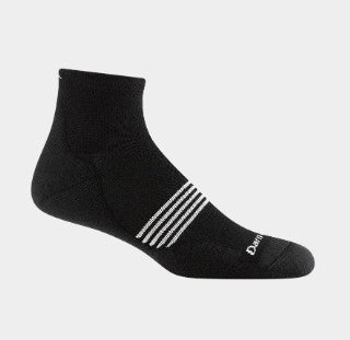 Darn Tough M's Element 1/4 LW Run B/W Socks S