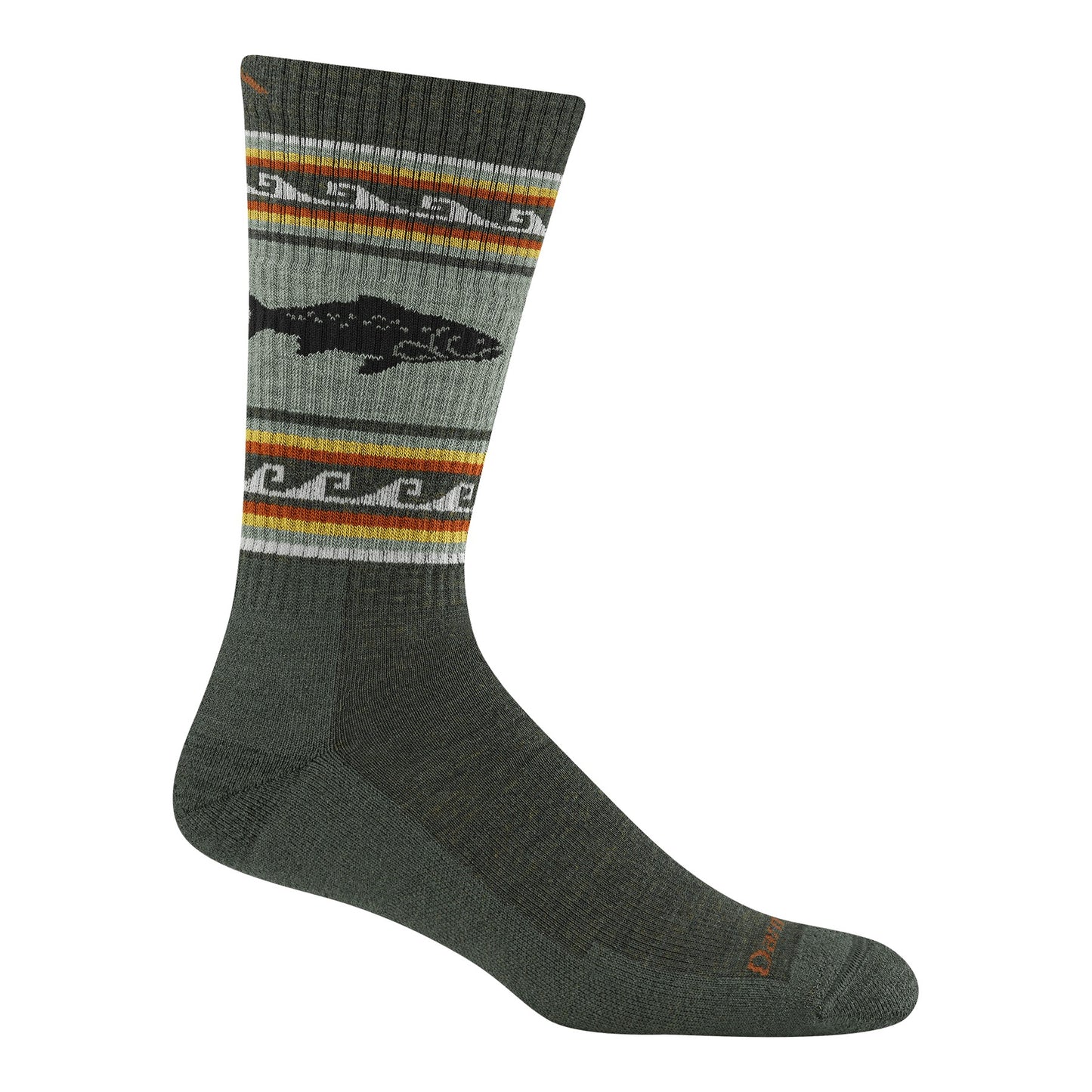 Darn Tough (Vangrizzle Boot Midweight Hiking) M's Trout River, Large